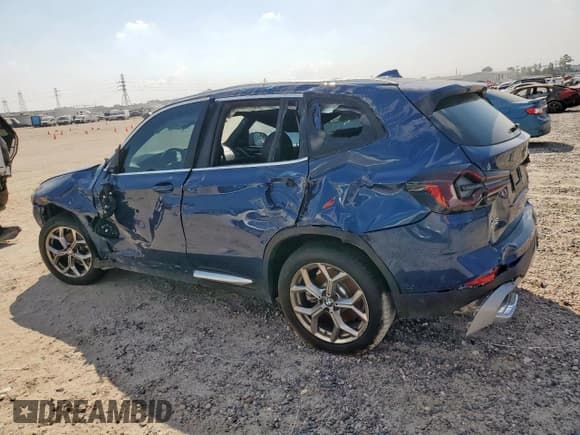 ✅ 2024 BMW X3 sDrive30i • VIN: WBX47DP09RN299159 • Лот: 85147975. Опубликован ранее на Copart с пробегом 2 469 миль. Бесплатный доступ к архиву аукционных продаж из США и подробный отчёт об истории автомобиля на DreamBid. Изображение 2.