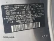 ✅ 2011 Hyundai Elantra GLS • VIN: KMHDH4AE5BU146834 • Lot: 90290935. Listed on Copart with Not provided. Free auction sales archive from the USA and detailed vehicle history report at DreamBid. Image 12.