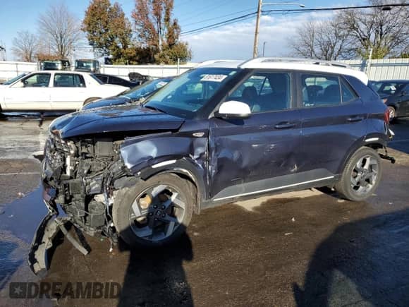 ✅ 2021 Hyundai Venue SEL • VIN: KMHRC8A33MU114526 • Лот: 81617434. Размещён на Copart с пробегом 59 708 миль миль. Получите бесплатный доступ к архиву аукционных продаж из США и посмотрите подробный отчёт об истории автомобиля на DreamBid. Изображение 1.