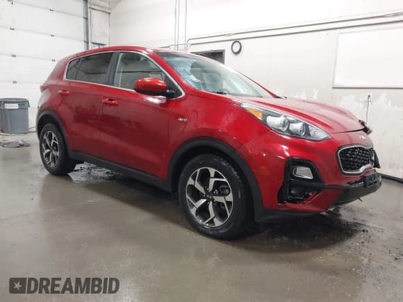 ✅ 2020 Kia Sportage LX • VIN: KNDPMCAC7L7809195 • Lot: 41976306. Listed on IAAI with 59,648 mi. Free auction sales archive from the USA and detailed vehicle history report at DreamBid. Image 1.