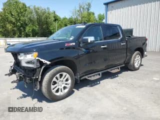 ✅ 2022 Chevrolet Silverado 1500 LTZ • VIN: 1GCUDGED6NZ560327 • Lot: 66114735. Wystawiony na Copart z przebiegiem 75 356 mil. Bezpłatny archiwum sprzedaży aukcyjnych z USA i szczegółowy raport historii pojazdu na DreamBid. Zdjęcie 1.