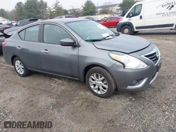 ✅ 2018 Nissan Versa SV • VIN: 3N1CN7AP3JL843944 • Lot: 43873071. Listed on IAAI with 89,045 mi. Free auction sales archive from the USA and detailed vehicle history report at DreamBid. Image 1.