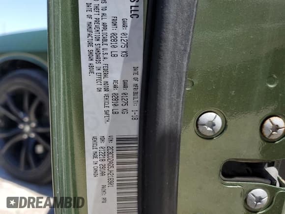 ✅ 2018 Dodge Challenger SXT Plus • VIN: 2C3CDZAG5JH216901 • Lot: 58117664. Wystawiony na Copart z przebiegiem 84 307 mil. Bezpłatny archiwum sprzedaży aukcyjnych z USA i szczegółowy raport historii pojazdu na DreamBid. Zdjęcie 12.