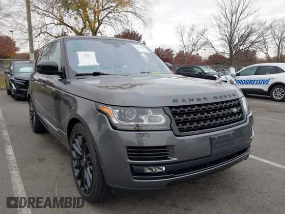 ✅ 2016 Land Rover Range Rover Supercharged • VIN: SALGS2EF1GA258381 • Lot: 43672225. Listed on IAAI with 104,563 mi. Free auction sales archive from the USA and detailed vehicle history report at DreamBid. Image 1.