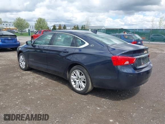 ✅ 2017 Chevrolet Impala LS • VIN: 2G11X5S37H9114091 • Lot: 42195746. Listed on IAAI with 49,846 mi. Free auction sales archive from the USA and detailed vehicle history report at DreamBid. Image 3.