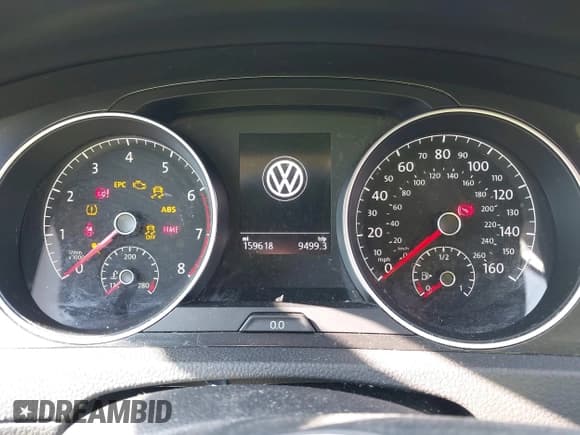 ✅ 2019 Volkswagen Golf S • VIN: 3VWY57AU3KM515165 • Lot: 42300097. Listed on IAAI with 159,618 mi. Free auction sales archive from the USA and detailed vehicle history report at DreamBid. Image 7.