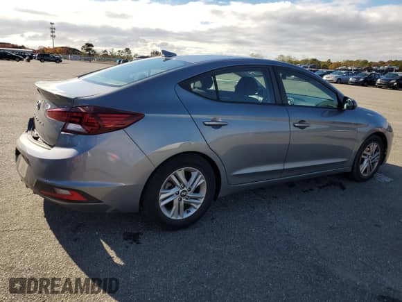 2019 Hyundai Elantra SEL z VIN KMHD84LF1KU836439, wystawiony jako Copart lot #90638005 z przebiegiem 38 205 mil mil oraz Szkoda całkowita • Salvage title. Historia ofert i sprzedaży dostępna na DreamBid. Obrazek 3.