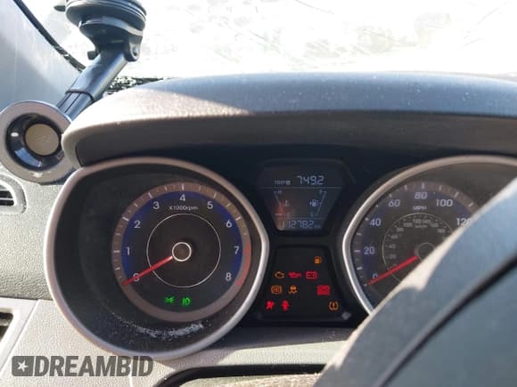 ✅ 2016 Hyundai Elantra Sport • VIN: KMHDH4AH4GU513594 • Lot: 42849804. Listed on IAAI with 112,782 mi. Free auction sales archive from the USA and detailed vehicle history report at DreamBid. Image 7.