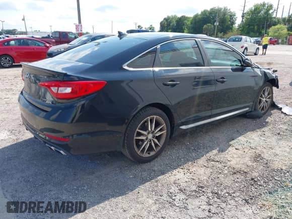 2017 Hyundai Sonata Sport with VIN 5NPE34AB5HH576704, listed as a IAAI auction lot 41987636 with 75,860 mi miles and . Bid and sale history available at DreamBid. Image 4.