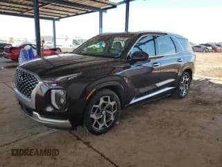 ✅ 2021 Hyundai Palisade Calligraphy • VIN: KM8R74HE3MU302581 • Лот: 71727105. Опубликован ранее на Copart с пробегом 55 768 миль. Бесплатный доступ к архиву аукционных продаж из США и подробный отчёт об истории автомобиля на DreamBid. Изображение 1.