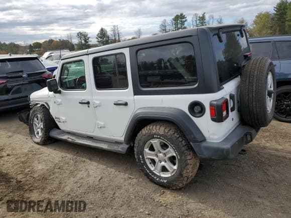 ✅ 2019 Jeep Wrangler Unlimited Sport S • VIN: 1C4HJXDG0KW526838 • Лот: 90307695. Опубликован ранее на Copart с пробегом 76 153 миль. Бесплатный доступ к архиву аукционных продаж из США и подробный отчёт об истории автомобиля на DreamBid. Изображение 2.