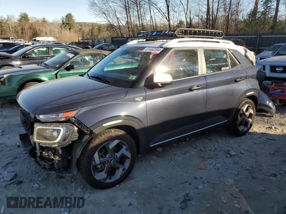 ✅ 2022 Hyundai Venue SEL • VIN: KMHRC8A39NU134541 • Lot: 81462394. Listed on Copart with 68,552 mi. Free auction sales archive from the USA and detailed vehicle history report at DreamBid. Image 1.