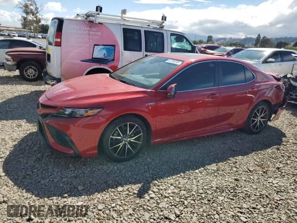 2021 Toyota Camry Hybrid SE с VIN 4T1S31AK1MU030432, выставлен на аукционе Copart как лот 81759285 с пробегом 46 054 миль миль и Списание • Salvage title. История ставок и продаж доступна на DreamBid. Изображение 1.