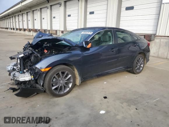 ✅ 2020 Honda Civic EX-L • VIN: 19XFC1F78LE011688 • Лот: 68452675. Опубликован ранее на Copart с пробегом 120 846 миль. Бесплатный доступ к архиву аукционных продаж из США и подробный отчёт об истории автомобиля на DreamBid. Изображение 1.