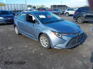 ✅ 2020 Toyota Corolla LE • VIN: JTDEPRAE5LJ011574 • Lot: 43318508. Listed on IAAI with 74,724 mi. Free auction sales archive from the USA and detailed vehicle history report at DreamBid. Image 1.