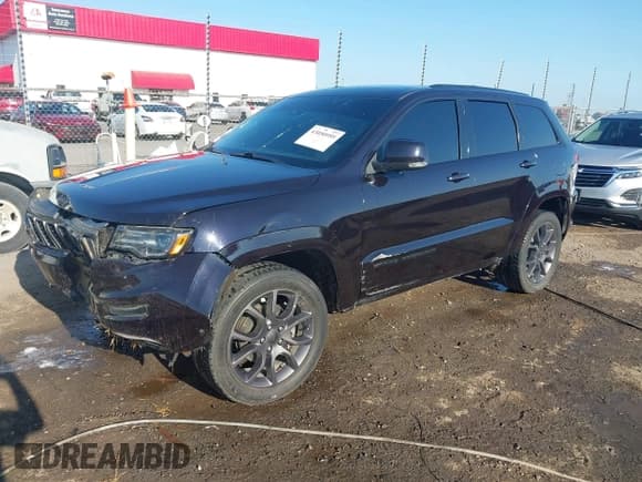 ✅ 2020 Jeep Grand Cherokee Overland • VIN: 1C4RJFCG9LC247987 • Lot: 43050959. Listed on IAAI with 79,444 mi. Free auction sales archive from the USA and detailed vehicle history report at DreamBid. Image 2.