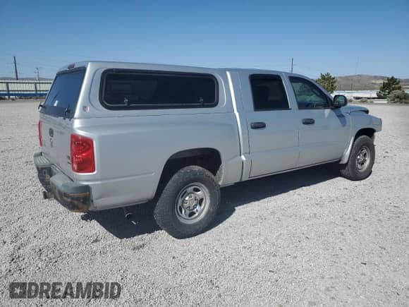 2007 Dodge Dakota ST with VIN 1D3HW28P07S173568, listed as a Copart auction lot 57132075 with 167,477 mi miles and Salvage title. Bid and sale history available at DreamBid. Image 3.