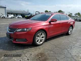 2015 Chevrolet Impala LT с VIN 2G1115SL4F9216270, выставлен на аукционе Copart как лот 66939694 с пробегом 146 987 миль миль и Списание • Salvage title. История ставок и продаж доступна на DreamBid. Изображение 1.