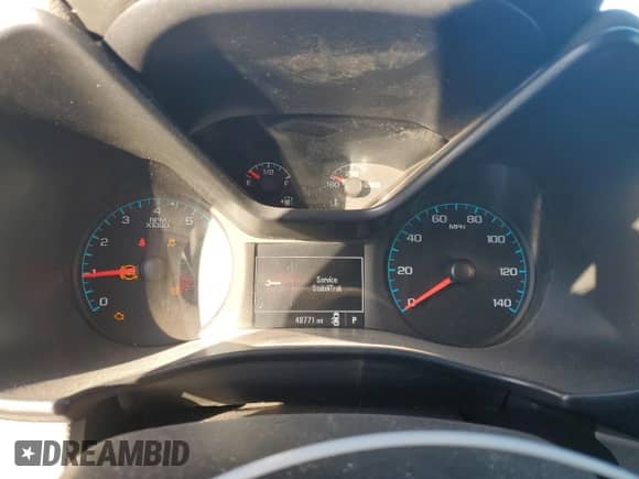 2018 Chevrolet Colorado 4WD Work Truck with VIN 1GCHTBEN2J1149726, listed as a Copart auction lot 81239914 with 49,771 mi miles and Salvage title. Bid and sale history available at DreamBid. Image 9.