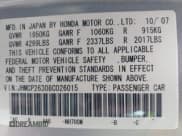 ✅ 2008 Honda Accord LX • VIN: JHMCP26308C026015 • Lot: 43769562. Wystawiony na IAAI z przebiegiem 243 736 mil. Bezpłatny archiwum sprzedaży aukcyjnych z USA i szczegółowy raport historii pojazdu na DreamBid. Zdjęcie 9.