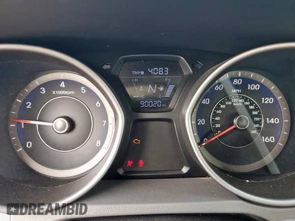 2014 Hyundai Elantra SE z VIN KMHDH4AE0EU113938, wystawiony jako Copart lot #70394065 z przebiegiem 90 020 mil mil oraz Szkoda całkowita • Salvage title. Historia ofert i sprzedaży dostępna na DreamBid. Obrazek 9.