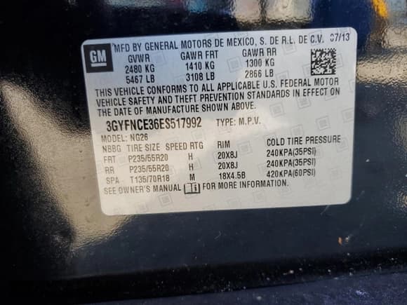 ✅ 2014 Cadillac SRX Performance Collection • VIN: 3GYFNCE36ES517992 • Лот: 80317845. Опубликован ранее на Copart с пробегом 98 735 миль. Бесплатный доступ к архиву аукционных продаж из США и подробный отчёт об истории автомобиля на DreamBid. Изображение 13.