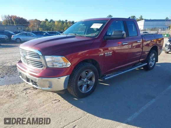 ✅ 2014 Ram 1500 Outdoorsman • VIN: 1C6RR7GT0ES437568 • Lot: 43370504. Listed on IAAI with 151,481 mi. Free auction sales archive from the USA and detailed vehicle history report at DreamBid. Image 2.