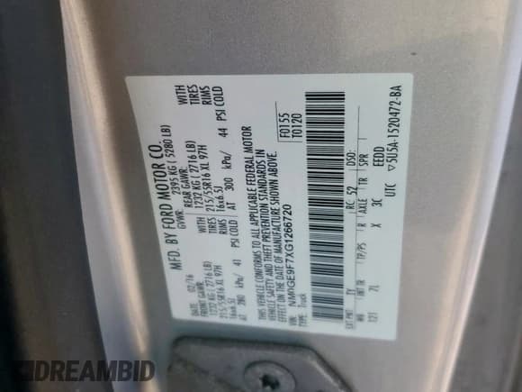 ✅ 2016 Ford Transit Connect XLT • VIN: NM0GE9F7XG1266720 • Лот: 91242695. Опубликован ранее на Copart с пробегом 140 719 миль. Бесплатный доступ к архиву аукционных продаж из США и подробный отчёт об истории автомобиля на DreamBid. Изображение 13.