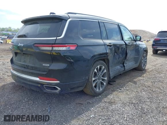 ✅ 2022 Jeep Grand Cherokee Overland • VIN: 1C4RJKDG5N8527094 • Lot: 42124423. Listed on IAAI with 104,920 mi. Free auction sales archive from the USA and detailed vehicle history report at DreamBid. Image 4.