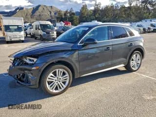 ✅ 2018 Audi Q5 Premium Plus • VIN: WA1BNAFY4J2152747 • Lot: 92761555. Listed on Copart with 99,246 mi. Free auction sales archive from the USA and detailed vehicle history report at DreamBid. Image 1.