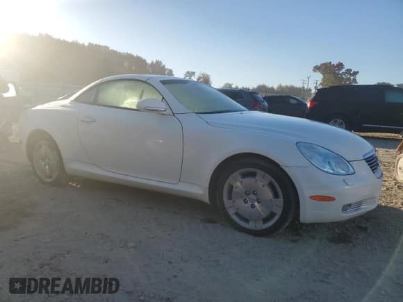 ✅ 2003 Lexus SC 430 • VIN: JTHFN48Y730038082 • Lot: 77005344. Listed on Copart with 133,491 mi. Free auction sales archive from the USA and detailed vehicle history report at DreamBid. Image 4.