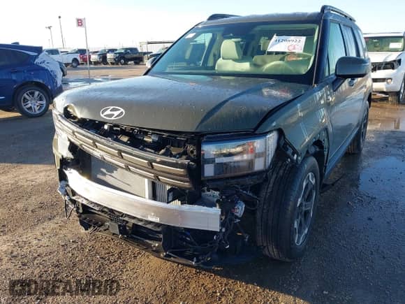 2025 Hyundai Santa Fe SEL with VIN 5NMP24GL0SH101428, listed as a IAAI auction lot 41208922 with 1,384 mi miles and . Bid and sale history available at DreamBid. Image 6.