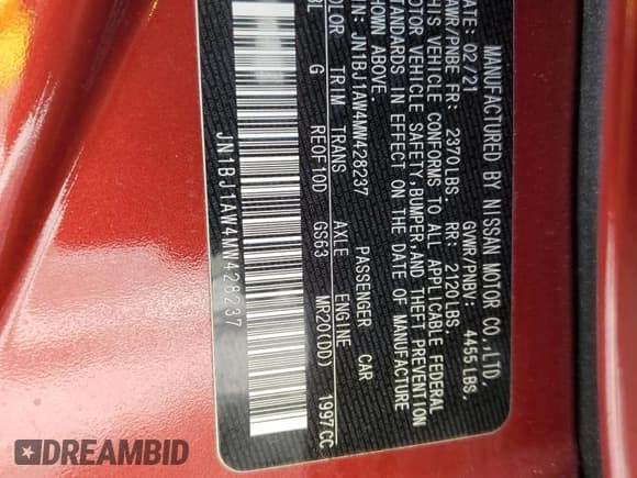 ✅ 2021 Nissan Rogue S • VIN: JN1BJ1AW4MW428237 • Lot: 70443955. Wystawiony na Copart z przebiegiem 17 425 mil. Bezpłatny archiwum sprzedaży aukcyjnych z USA i szczegółowy raport historii pojazdu na DreamBid. Zdjęcie 13.