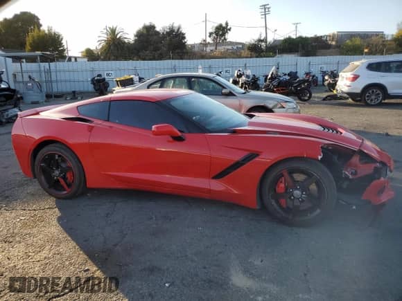 2014 Chevrolet Corvette Z51 3LT с VIN 1G1YL2D79E5104468, выставлен на аукционе Copart как лот 73684144 с пробегом 105 354 миль миль и Списание • Salvage title. История ставок и продаж доступна на DreamBid. Изображение 4.