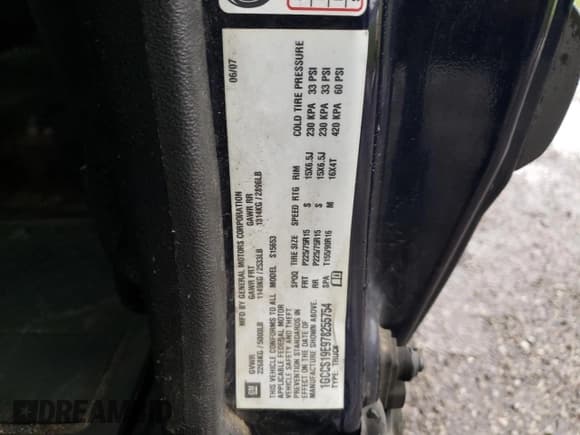 ✅ 2007 Chevrolet Colorado 1LT • VIN: 1GCCS19E978255754 • Лот: 75323674. Опубликован ранее на Copart с пробегом 193 903 миль. Бесплатный доступ к архиву аукционных продаж из США и подробный отчёт об истории автомобиля на DreamBid. Изображение 12.