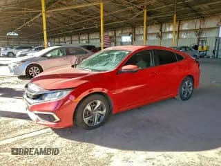 ✅ 2020 Honda Civic LX • VIN: 2HGFC2F62LH516080 • Lot: 93786045. Listed on Copart with 76,478 mi. Free auction sales archive from the USA and detailed vehicle history report at DreamBid. Image 1.