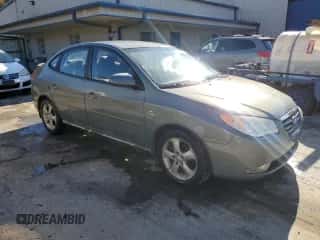 2009 Hyundai Elantra GLS with VIN KMHDU46D49U748680, listed as a Copart auction lot 90866255 with 93,299 mi miles and Salvage title. Bid and sale history available at DreamBid. Image 4.