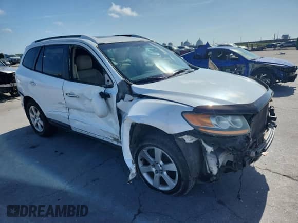 2008 Hyundai Santa Fe SE with VIN 5NMSH13EX8H152460, listed as a Copart auction lot 82305675 with Not provided miles and Salvage title. Bid and sale history available at DreamBid. Image 4.