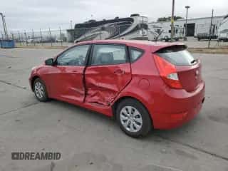 2017 Hyundai Accent SE with VIN KMHCT5AE7HU319956, listed as a Copart auction lot 84587745 with 87,756 mi miles and Salvage title. Bid and sale history available at DreamBid. Image 2.