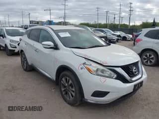 2017 Nissan Murano S with VIN 5N1AZ2MG7HN169696, listed as a IAAI auction lot 43514941 with 114,066 mi miles and . Bid and sale history available at DreamBid. Image 1.