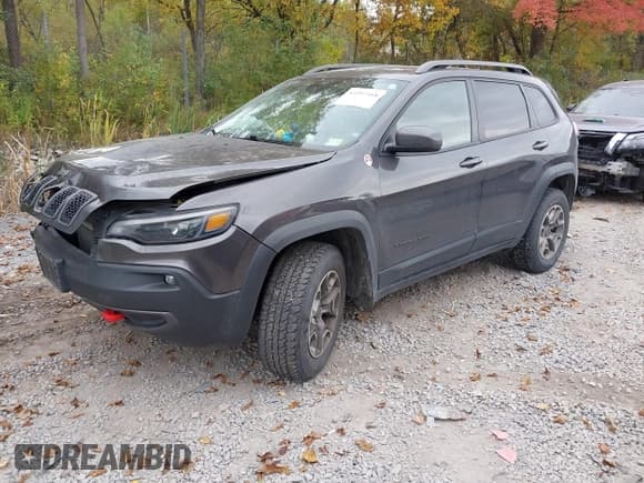 ✅ 2021 Jeep Cherokee Trailhawk • VIN: 1C4PJMBX7MD125038 • Lot: 43397418. Listed on IAAI with 59,468 mi. Free auction sales archive from the USA and detailed vehicle history report at DreamBid. Image 17.