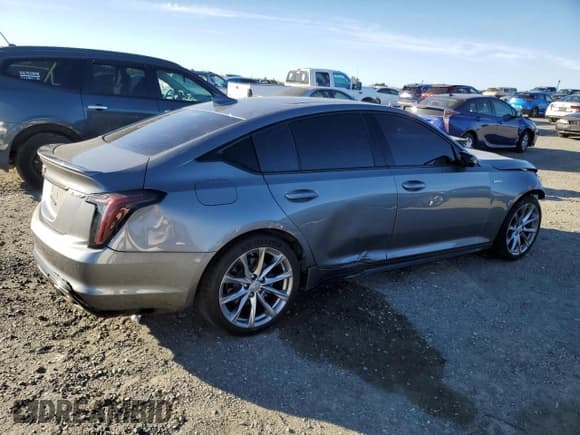 ✅ 2022 Cadillac CT5-V • VIN: 1G6DV5RW9N0120283 • Lot: 79238814. Listed on Copart with 17,237 mi. Free auction sales archive from the USA and detailed vehicle history report at DreamBid. Image 3.