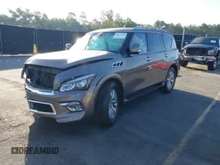 ✅ 2017 Infiniti QX80 • VIN: JN8AZ2NF1H9640877 • Lot: 43271671. Listed on IAAI with 170,880 mi. Free auction sales archive from the USA and detailed vehicle history report at DreamBid. Image 2.