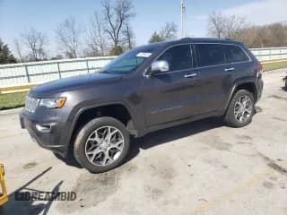 ✅ 2020 Jeep Grand Cherokee Overland • VIN: 1C4RJFCG5LC375059 • Лот: 49988425. Опубликован ранее на Copart с пробегом 93 356 миль. Бесплатный доступ к архиву аукционных продаж из США и подробный отчёт об истории автомобиля на DreamBid. Изображение 1.