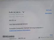 ✅ 2022 Tesla Model Y Long Range • VIN: 7SAYGDEE0NF351433 • Lot: 43582029. Listed on IAAI with 69,170 mi. Free auction sales archive from the USA and detailed vehicle history report at DreamBid. Image 14.