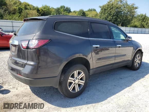 2015 Chevrolet Traverse LT с VIN 1GNKRHKD1FJ209593, выставлен на аукционе Copart как лот 82192355 с пробегом 88 291 миль миль и Списание • Salvage title. История ставок и продаж доступна на DreamBid. Изображение 3.