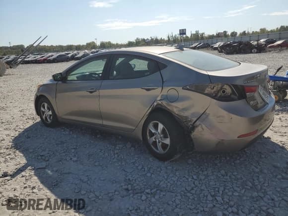 ✅ 2014 Hyundai Elantra SE • VIN: 5NPDH4AE7EH517818 • Lot: 82492855. Listed on Copart with 107,463 mi. Free auction sales archive from the USA and detailed vehicle history report at DreamBid. Image 2.