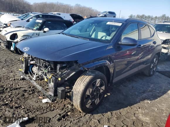 2024 Hyundai Kona SEL with VIN KM8HB3AB2RU051578, listed as a Copart auction lot 42038345 with 15,594 mi miles and Salvage title. Bid and sale history available at DreamBid. Image 1.