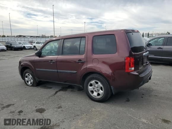 ✅ 2012 Honda Pilot LX • VIN: 5FNYF3H27CB026481 • Lot: 91973895. Listed on Copart with 170,001 mi. Free auction sales archive from the USA and detailed vehicle history report at DreamBid. Image 2.
