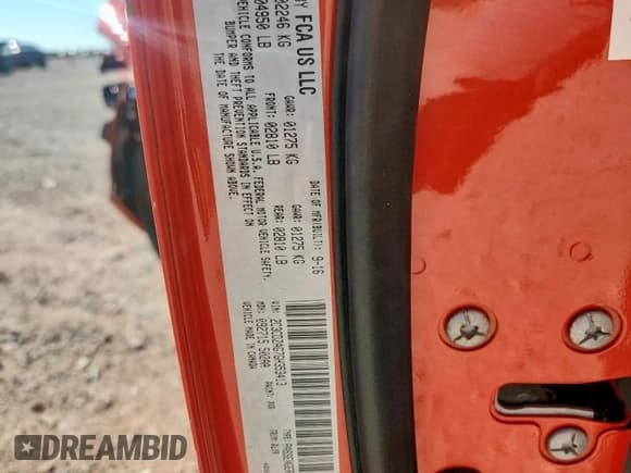 ✅ 2016 Dodge Challenger SXT • VIN: 2C3CDZAG7GH353413 • Lot: 91495065. Wystawiony na Copart z przebiegiem 105 522 mil. Bezpłatny archiwum sprzedaży aukcyjnych z USA i szczegółowy raport historii pojazdu na DreamBid. Zdjęcie 12.